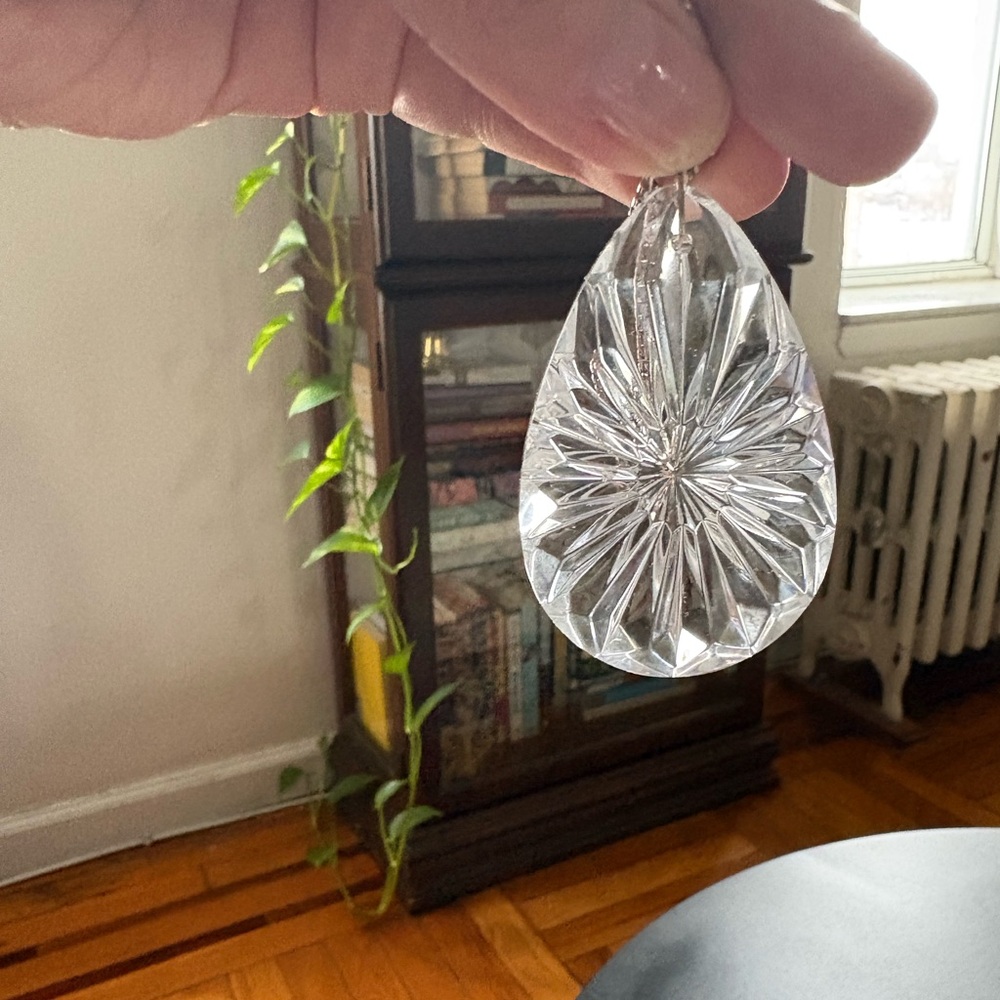 Vintage Waterford Crystal Tear Drop Necklace - Picture 4 of 16